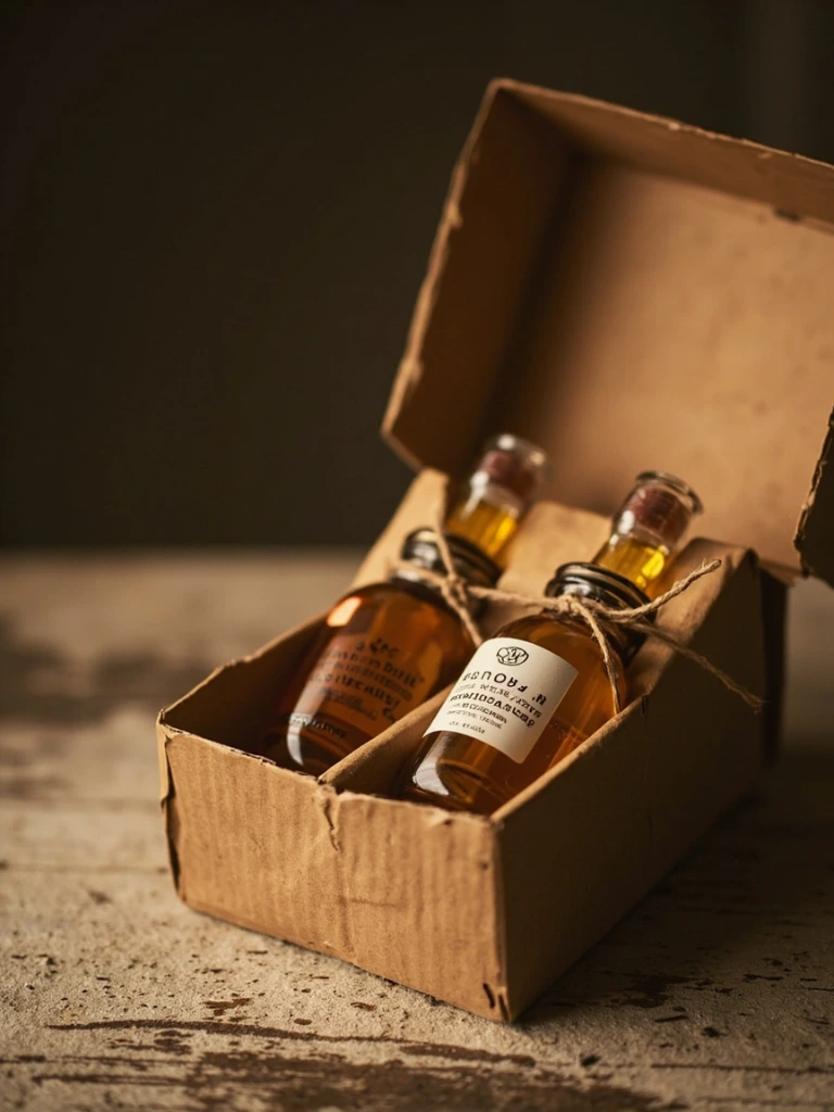 Starter Trio gift set of three 100ml vinegars in a kraft box